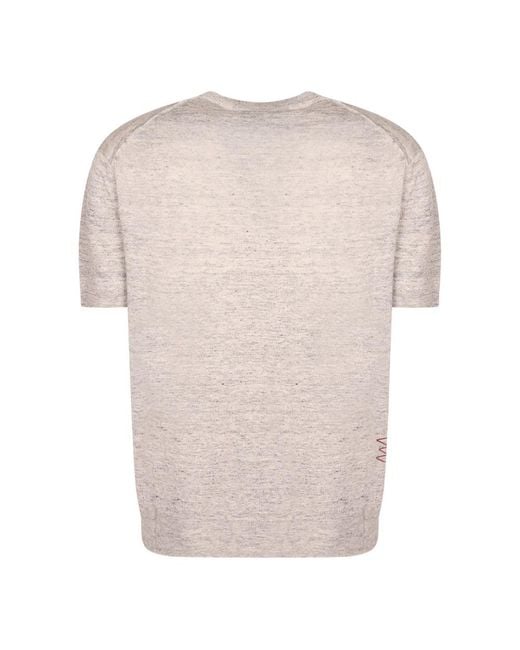 Amaranto Natural Round-Neck Knitwear for men