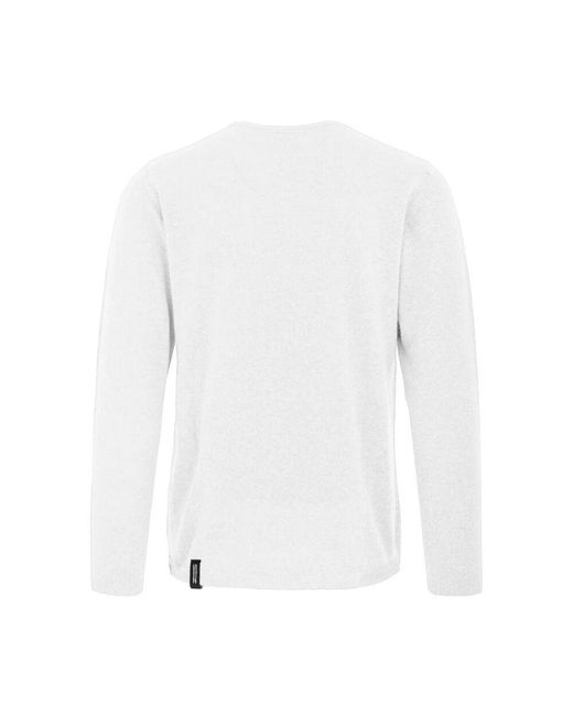 Round-Neck Knitwear di Bomboogie in White da Uomo