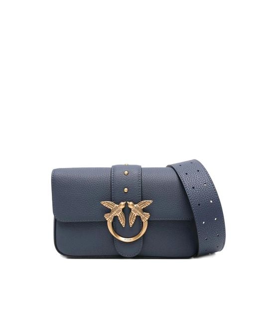Pinko Blue Satchels & Cross Body Bags