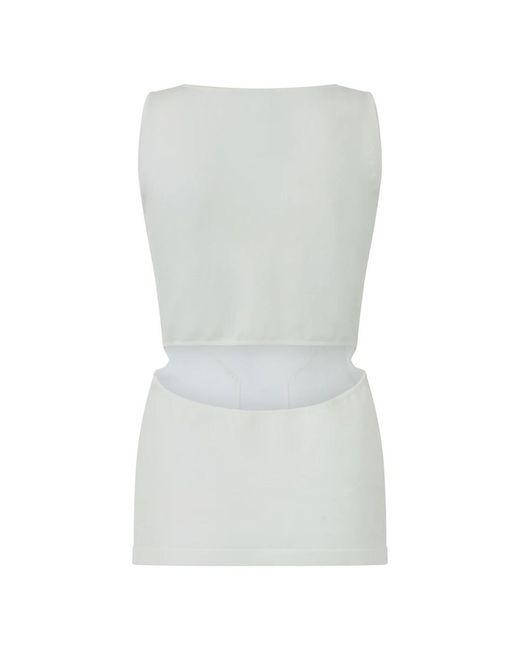 Alberta Ferretti Tops ,Wit ,Tops in het Gray