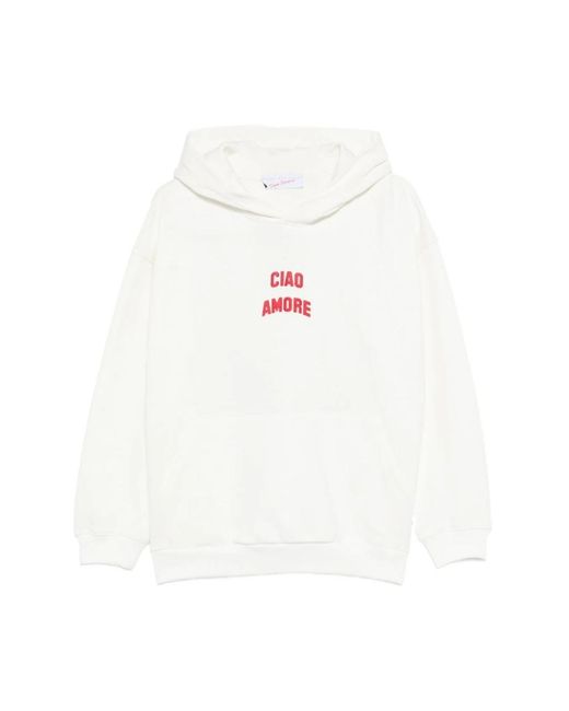 Giada Benincasa White Hoodies