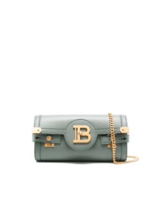 Cross Body Bags Balmain de color Green