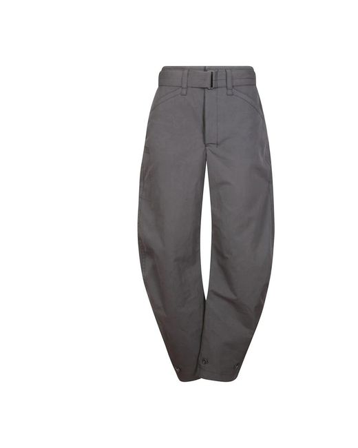 Lemaire Gray Straight Trousers