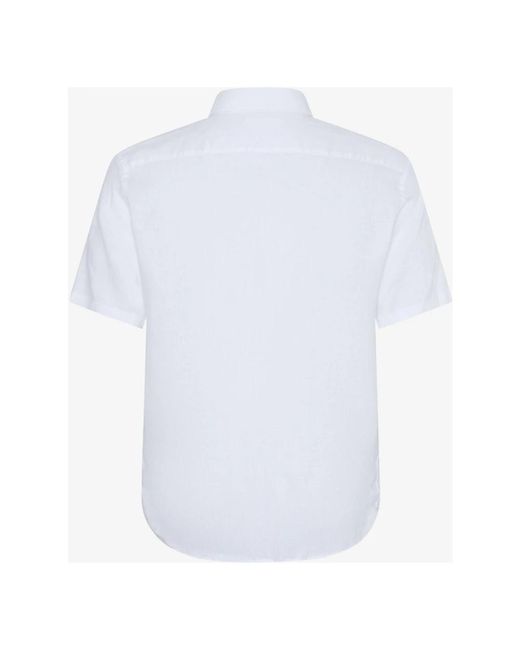 Brax Leinenhemd style dan in White für Herren