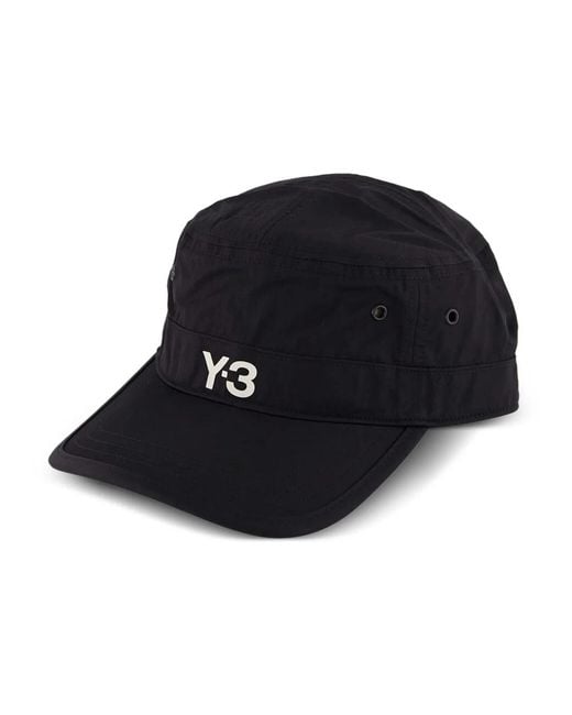 Y-3 Caps in het Black