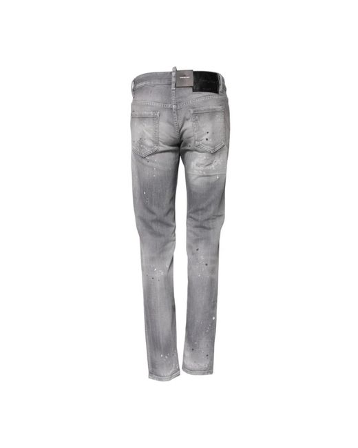 DSquared² Gray Slim Fit Jeans