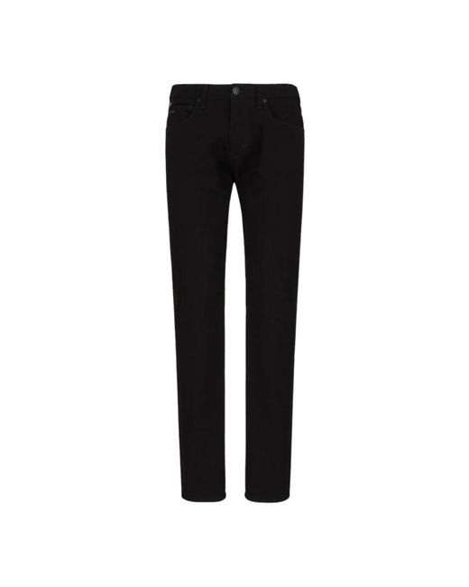 Armani Black Slim-Fit Jeans for men