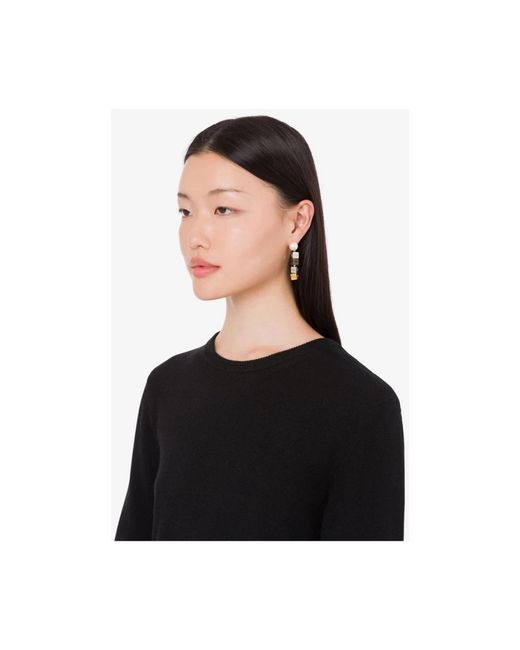 Moschino Metallic Earrings