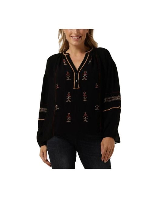 Vanessa Bruno Overhemden ,Zwart ,Nipoa Blouse Zwart in het Black