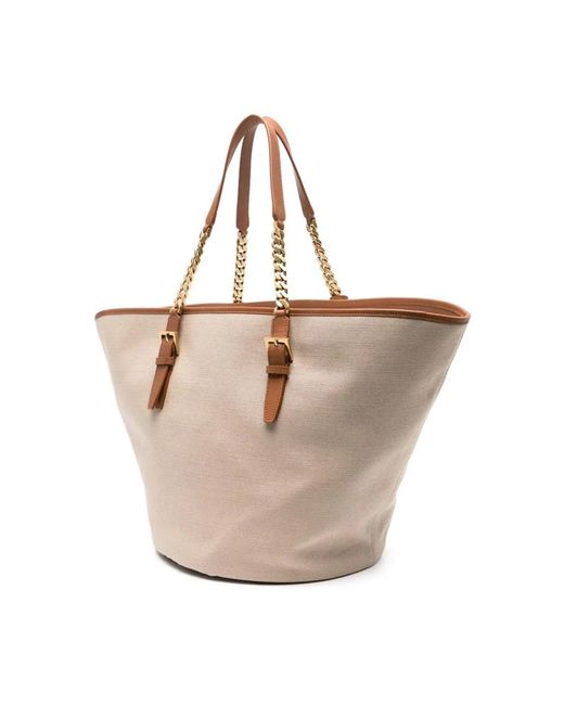 Saint Laurent Natural Shopping Bags