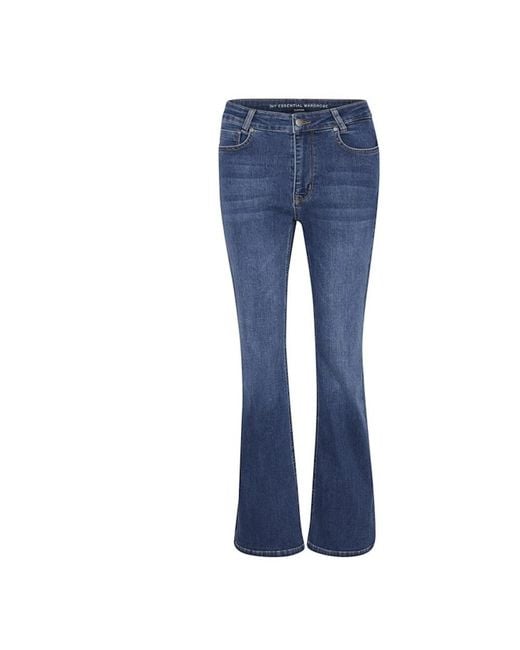 Flared Jeans My Essential Wardrobe en coloris Blue