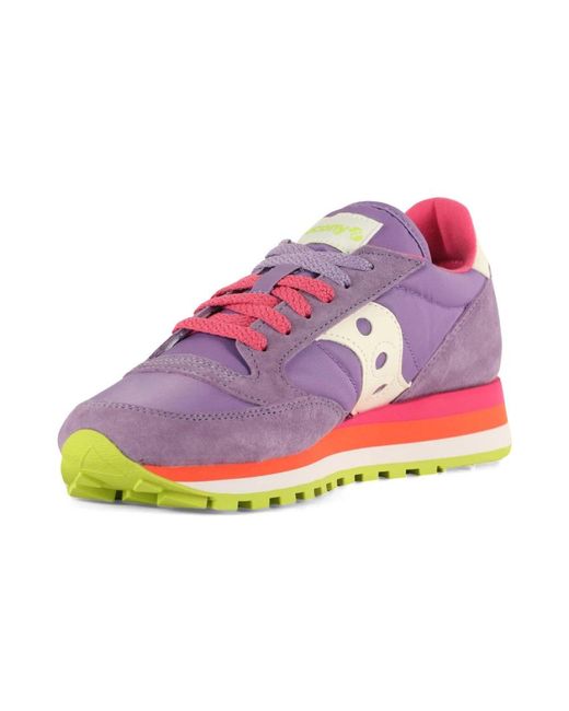 Saucony Purple Sneakers