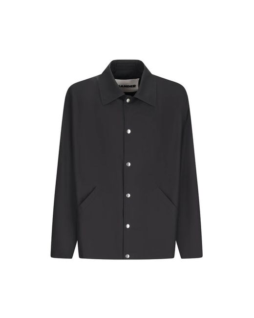 Jil Sander Logo Jas in het Black voor heren