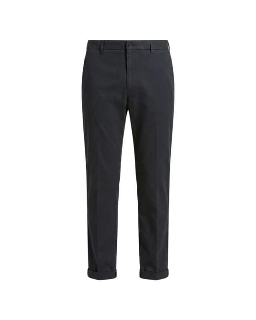 Peserico Blue Cropped Trousers for men
