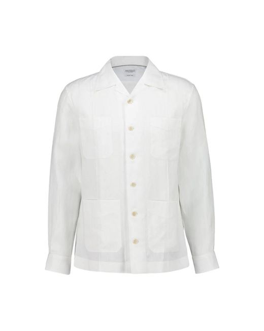 Brunello Cucinelli Overhemden Wit in het White voor heren