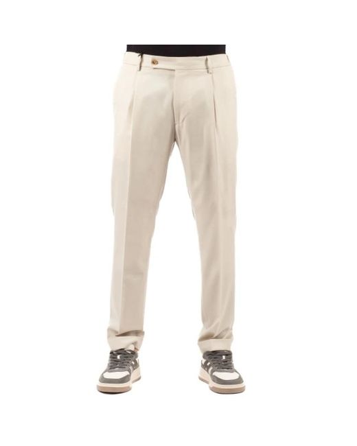 BERWICK  1707 Retro Broek in het Natural voor heren