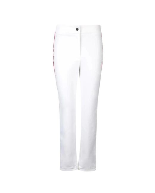 Moncler White Slim-Fit Trousers
