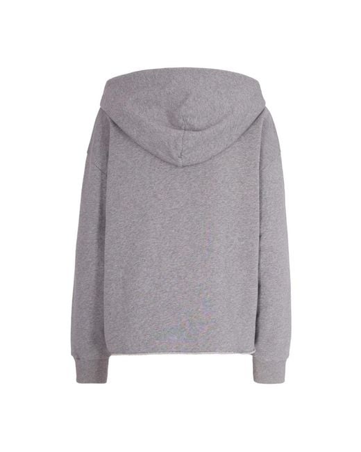 MM6 by Maison Margiela Gray Hoodies