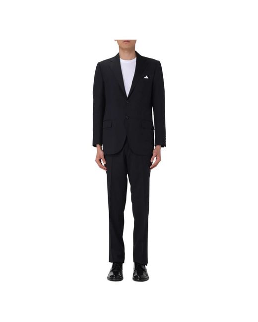 Suits > suit sets > single breasted suits Kiton pour homme en coloris Black