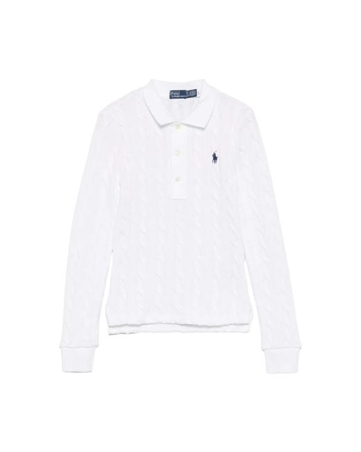 Ralph Lauren White Polo Shirts