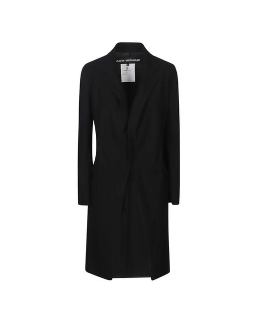 Junya Watanabe Black Single-Breasted Coats