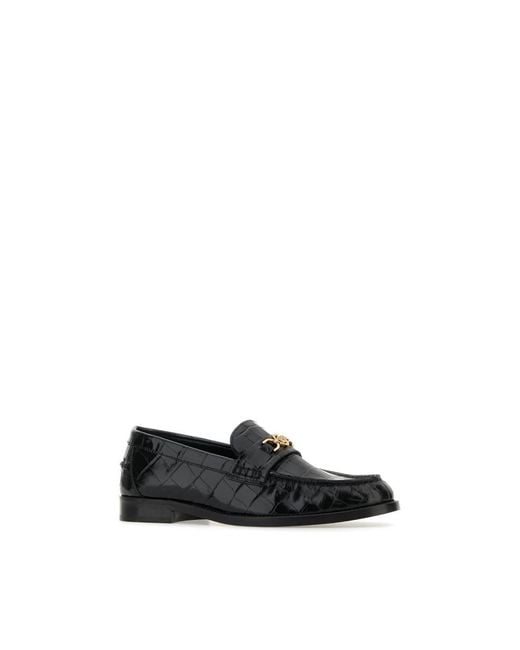 Versace Black Loafers