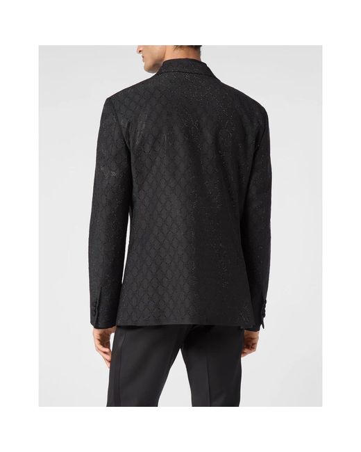 Philipp Plein Blazer Monogram in het Black voor heren