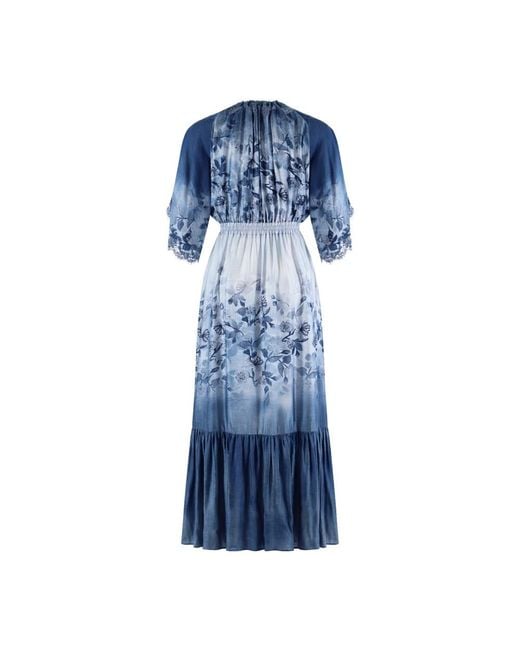 Ermanno Scervino Blue Midi Dresses