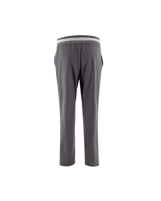 Straight Trousers di Panicale in Gray
