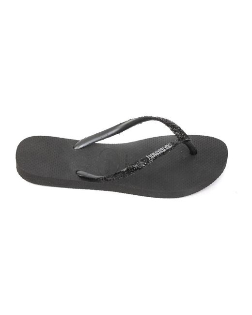 Havaianas Black Flip Flops