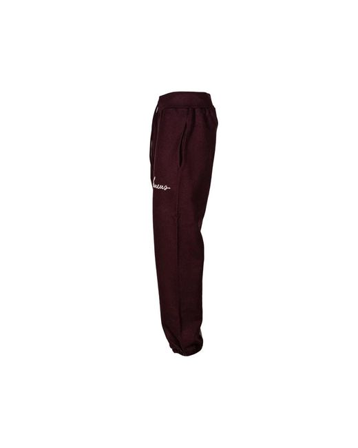 Laneus Broeken ,Rood ,Casual Jogger Broek Voor Mannen in het Purple voor heren