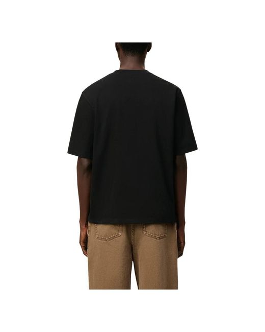 AMI Black T-Shirts for men