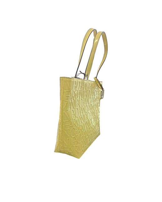 ARMANI EXCHANGE Green Tote Bags