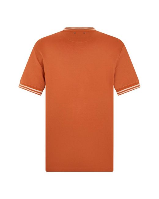 Golden Goose Deluxe Brand Orange T-Shirts for men