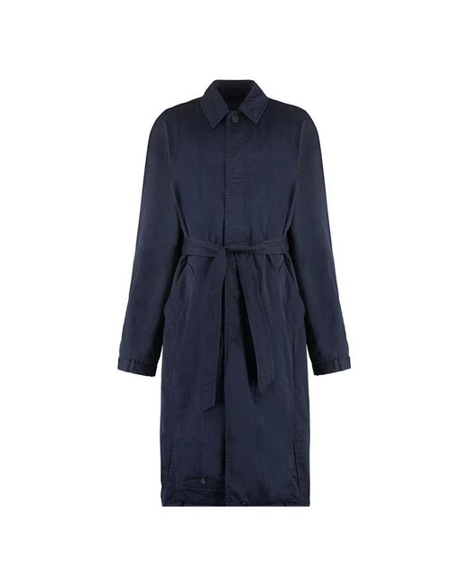 Balenciaga Blue Belted Coats