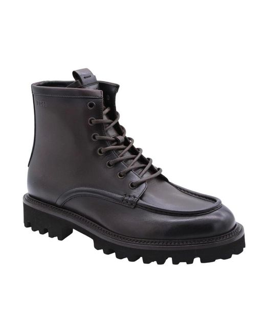 Lace-Up Boots di Boss in Black da Uomo
