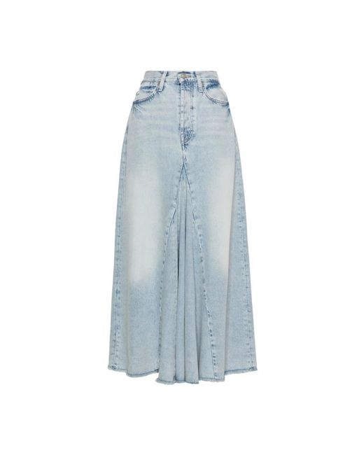 Skirts di 7 For All Mankind in Blue