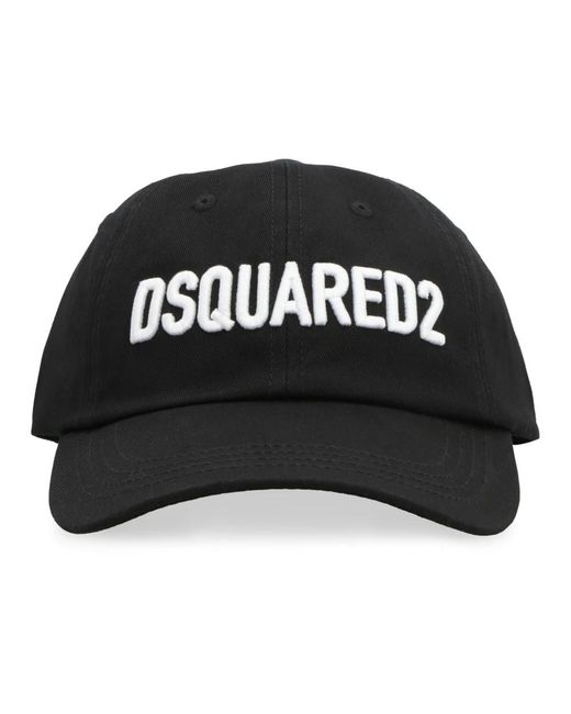 DSquared² Logo Baseball Cap in Black für Herren