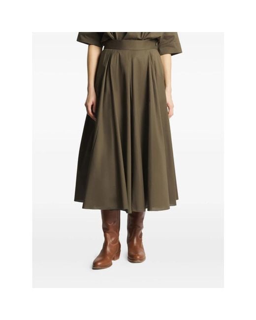 Fay Brown Midi Skirts