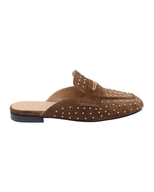 Mules Babouche en coloris Brown