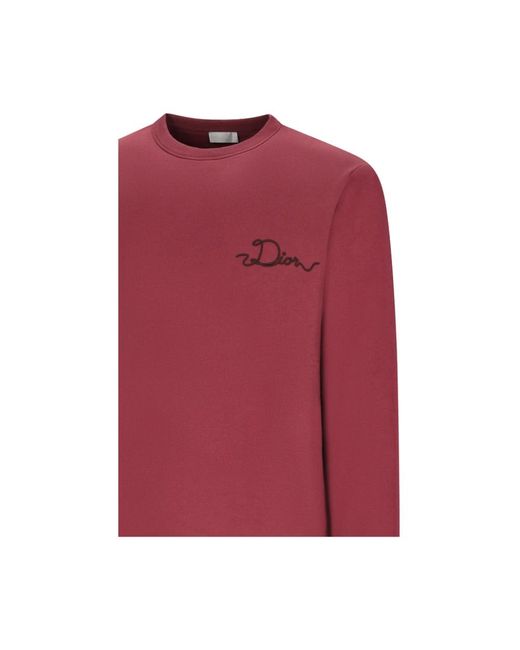 Sweatshirts Dior de hombre de color Red