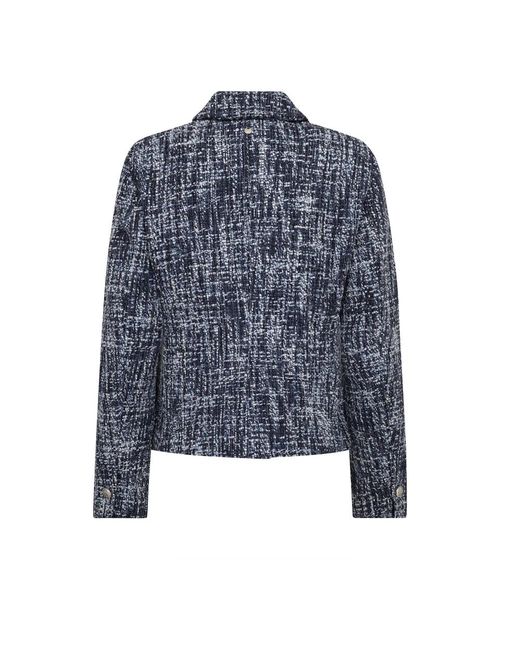 Mos Mosh Tweed Jas in het Blue