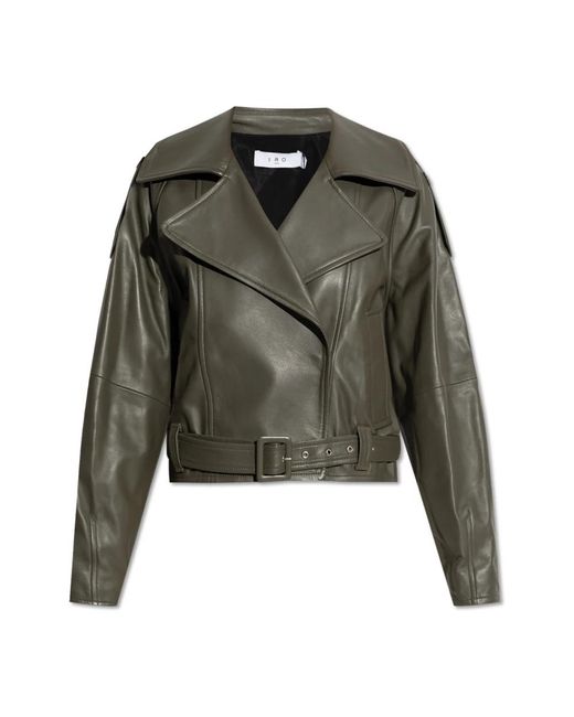 IRO Green Leather Jackets