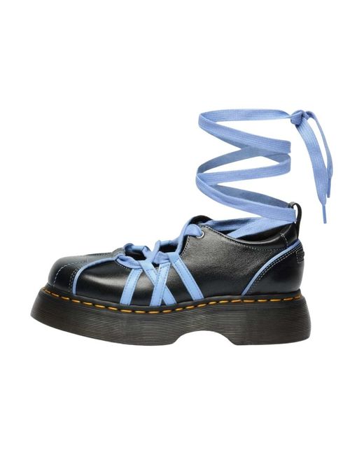 Dr. Martens Blue Laced Shoes