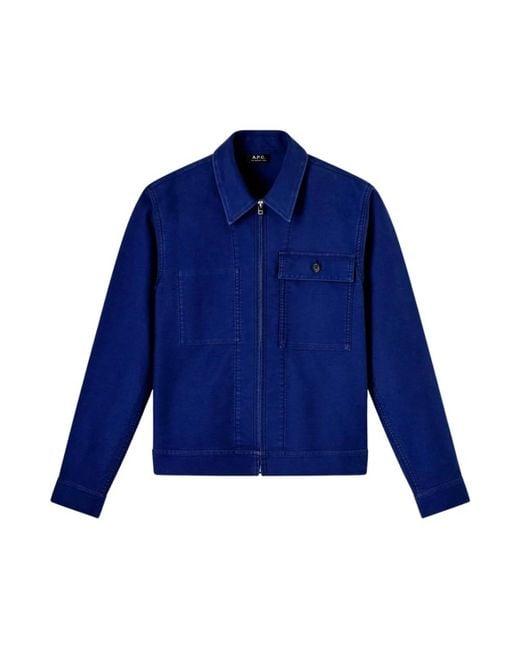 Light Jackets A.P.C. pour homme en coloris Blue