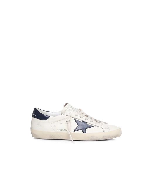 Golden Goose Deluxe Brand White Super Star Sneakers for men