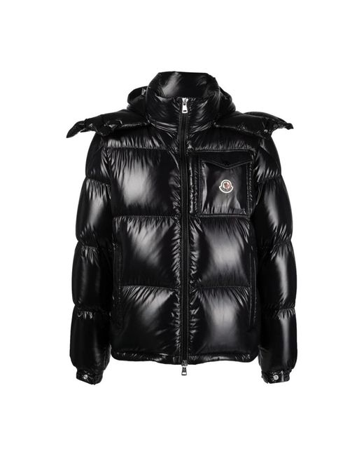 Moncler Black Down Jackets for men