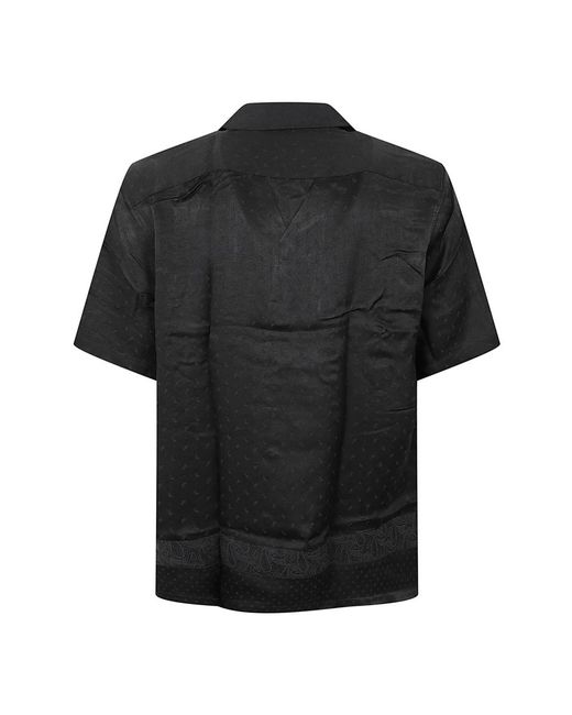 Emporio Armani Black Short Sleeve Shirts for men