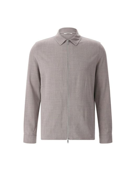 Marco Pescarolo Gray Casual Shirts for men