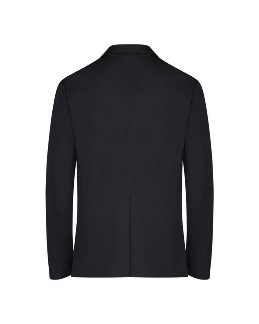 Low Brand Klassische Schwarze Jacke Bequeme Passform in Blue für Herren